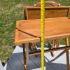 Set of 4 Wooden Folding TV Tray Tables with Storage Stand - 6