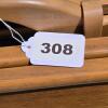 Set of 4 Wooden Folding TV Tray Tables with Storage Stand - 7