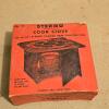 Sterno No. 33 Portable Folding Cook Stove with Box & Instructions, Black Steel, For Canned Heat - 2