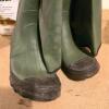 Remington Insulated Rubber Hip Waders, Bootfoot, Size 10, Steel Shank, Green - 6