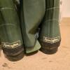 Remington Insulated Rubber Hip Waders, Bootfoot, Size 10, Steel Shank, Green - 8