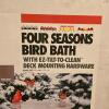 Allied Precision Model 650 Heated Bird Bath with EZ-Tilt Deck Mount, 20" Diameter - 3