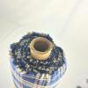 Waverly 15-Yard 54" Wide Navy Blue and Cream Plaid Upholstery Fabric - 7