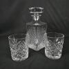 Crystal Whiskey Decanter Set with 2 Glasses, 4 Whiskey Stones, and Gift Box - 2