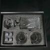 Crystal Whiskey Decanter Set with 2 Glasses, 4 Whiskey Stones, and Gift Box - 4
