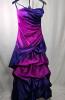 ONYX Nite Women's Formal Gown, Size 1/2, Gradient Purple, Ruffled Ballgown