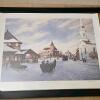 Peter Ferber Signed Limited Edition Lithograph "Gale Library at Evenfall" 247/500 - 2