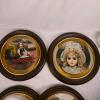 Set of 5 Seeley Doll Collection Framed Plates, Old French & German Dolls, Limited Edition - 2