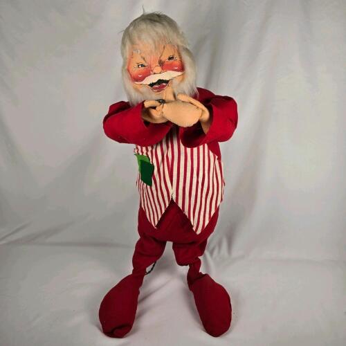 Annalee Mobilitee 26" Posable Christmas Elf Doll with Hand-Painted Face