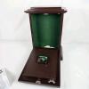 Peace Keeper RGC Concealment Clock, Mahogany Finish, Magnetic Latch, 13.25" x 9.5" x 6.25" - 4