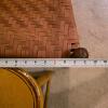 Pair Wooden Chairs: Ladder Back Woven Rush Seat & Painted Windsor Spindle Back - 7