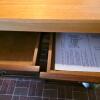 MichaelScott Large Kendall Cart - 40" x 20" x 36" Kitchen Island with Butcher Block Top - 6