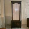 6-Gun Wooden Rifle Display Cabinet with Locking Glass Door and Lower Storage - 2