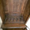6-Gun Wooden Rifle Display Cabinet with Locking Glass Door and Lower Storage - 4