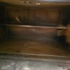 6-Gun Wooden Rifle Display Cabinet with Locking Glass Door and Lower Storage - 8