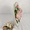 Franklin Mint 'The Sheer Bliss Roses of Capodimonte' Plate & George Good Porcelain Figurine - 3
