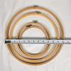 Set of 4 Wooden Embroidery Hoops &ndash; 6" to 12" Diameters, Screw Tension Adjusters - 5