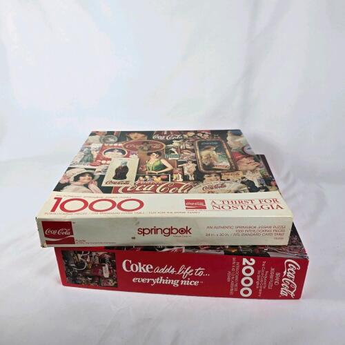 Vintage Springbok Coca-Cola Jigsaw Puzzles