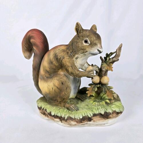 Vintage Lefton China Red Squirrel Porcelain Figurine