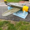 Large RC P-47 Thunderbolt Warbird, 85in Wingspan, Gas/Nitro Engine, Futaba Radio, Retracts, Flaps
