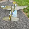 Large RC P-47 Thunderbolt Warbird, 85in Wingspan, Gas/Nitro Engine, Futaba Radio, Retracts, Flaps - 2