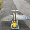 Large RC P-47 Thunderbolt Warbird, 85in Wingspan, Gas/Nitro Engine, Futaba Radio, Retracts, Flaps - 12