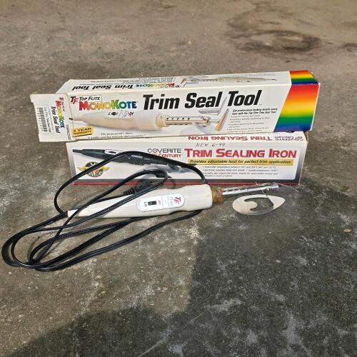 Top Flite Monokote Trim Seal Tool TOPR2200 & Coverite 21st Century Iron COVR2750, AC Powered