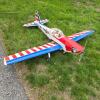 53" Wingspan Aerobatic RC Airplane, Nitro Engine, N1114V, Pennzoil Livery, Four Servos Included
