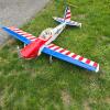 53" Wingspan Aerobatic RC Airplane, Nitro Engine, N1114V, Pennzoil Livery, Four Servos Included - 2