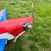 53" Wingspan Aerobatic RC Airplane, Nitro Engine, N1114V, Pennzoil Livery, Four Servos Included - 3