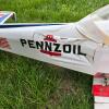 53" Wingspan Aerobatic RC Airplane, Nitro Engine, N1114V, Pennzoil Livery, Four Servos Included - 5