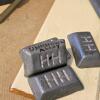 Unknown Alloy Ingots, HH Stamped, Lot of 5 Bars - 4