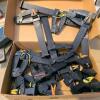 Box of Black Plastic Window Glazing Clips, 6.5" Length, with Rubber Bands for Panel Holding