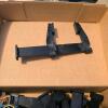 Box of Black Plastic Window Glazing Clips, 6.5" Length, with Rubber Bands for Panel Holding - 2