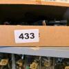 Box of Black Plastic Window Glazing Clips, 6.5" Length, with Rubber Bands for Panel Holding - 5