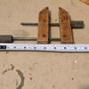 Set of 2 Wooden Hand Screw Clamps, Steel Screws & Handles - 3