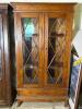 Solid Wood Glass Door Display Cabinet