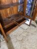Solid Wood Glass Door Display Cabinet - 6