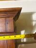 Solid Wood Glass Door Display Cabinet - 8