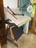Large Adjustable Professional Drafting Table with Supplies