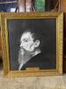 22" x 23" Original E.A. Muller Portrait of Captain Sir Richard Francis Burton