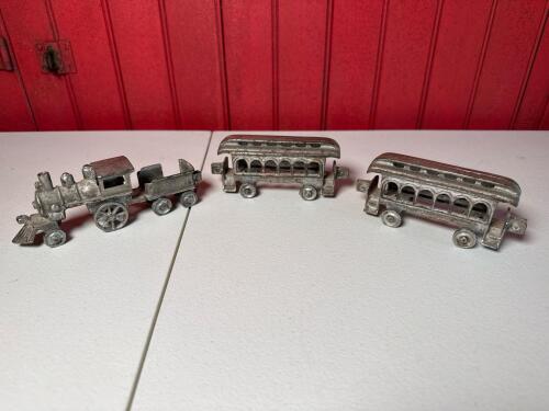 Vintage Metal Train Set