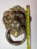 HUGE Brass Lion Head Door Knocker - 5