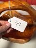 Carved Wooden Basket/Bowl with Handle - 4