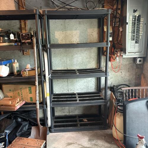 Black Plastic Five-Shelf Garage Storage Unit (3 of 3)