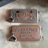 Pair of Antique Cast Iron Stove Doors