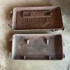 Pair of Antique Cast Iron Stove Doors - 2