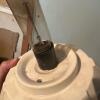 White 20" Ceramic Lighted Christmas Tree - 9