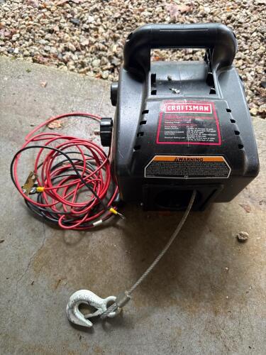 Craftsman 12V DC Wireless Remote Control Electric Winch