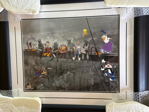 Warner Bros. "Lunch Break" Limited Edition Lithograph Artwork, 29"x23"